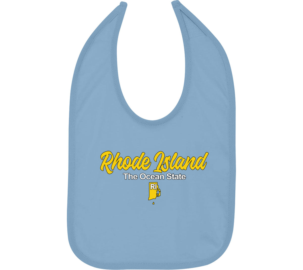 Rhode Island The Ocean State Baby Bib