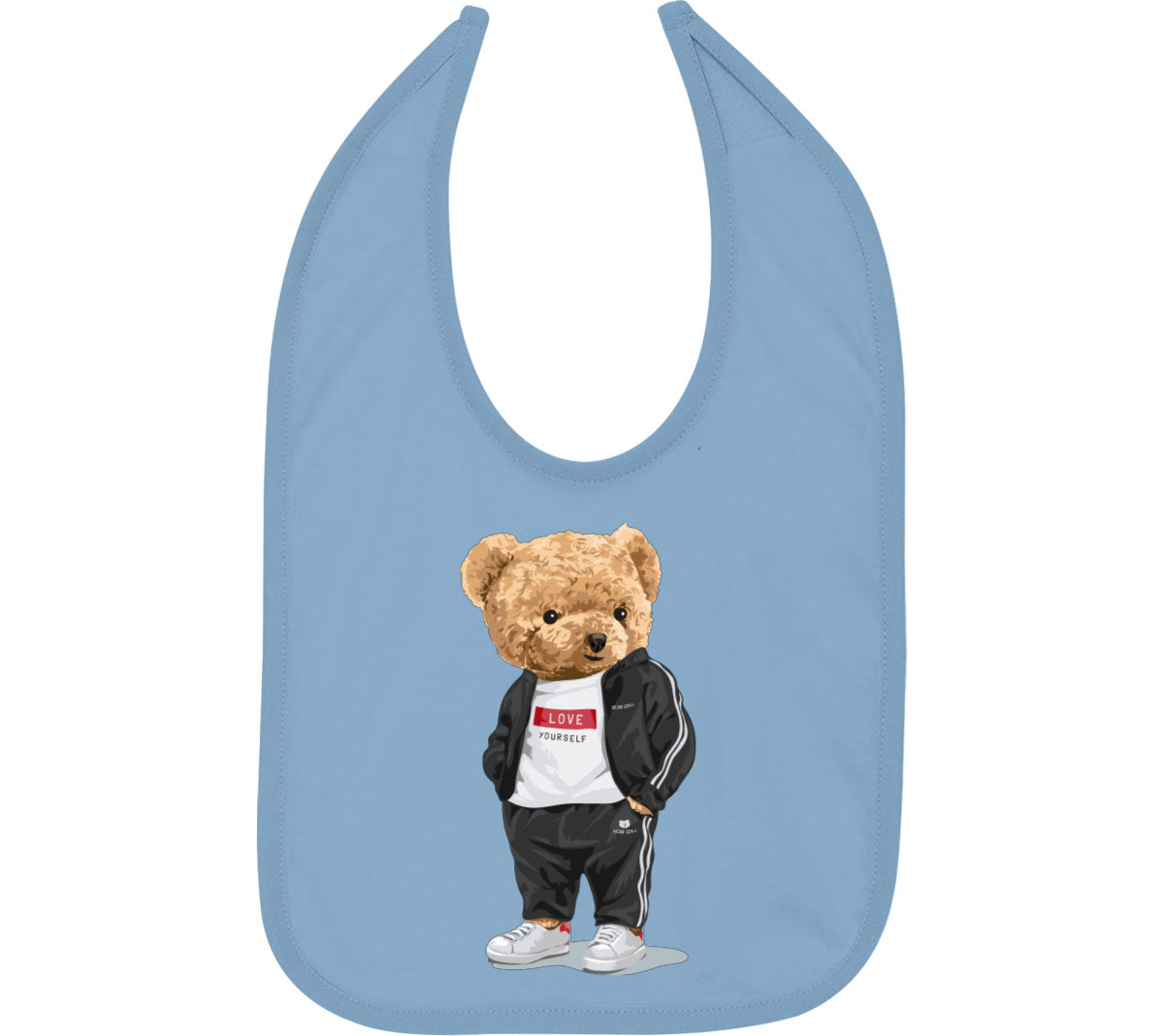 Teddy Bear Love Baby Bib