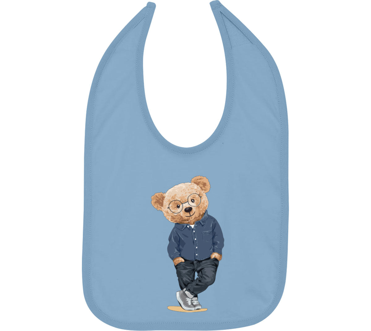 Teddy Bear Nice Guy Baby Bib