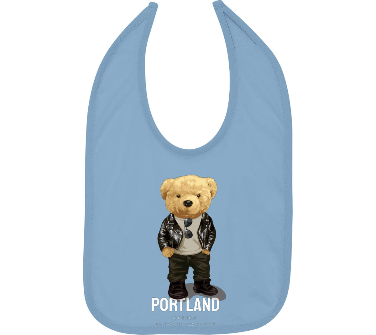 Teddy Bear Portland Baby Bib