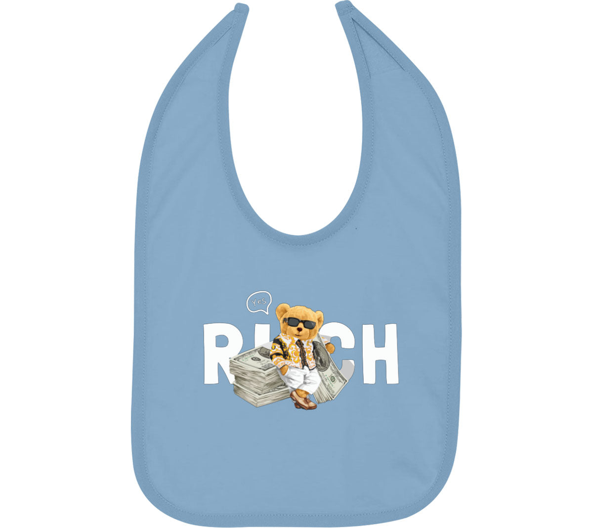 Teddy Bear Rich Baby Bib