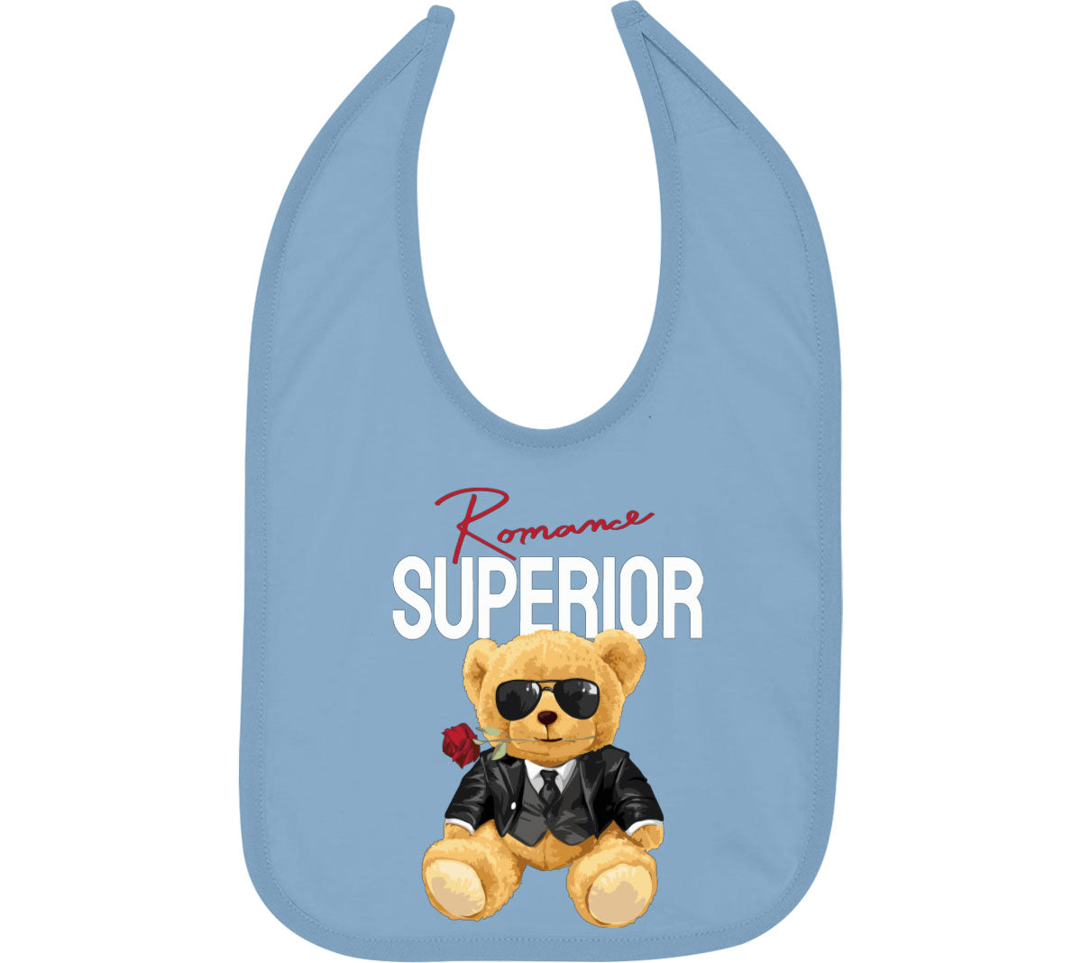 Teddy Bear Romance Baby Bib