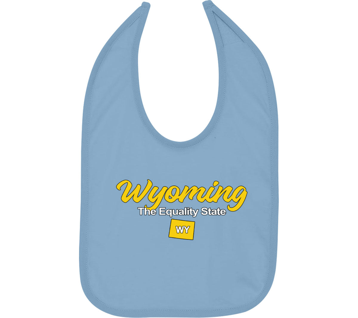 Wyoming The Equality State Baby Bib