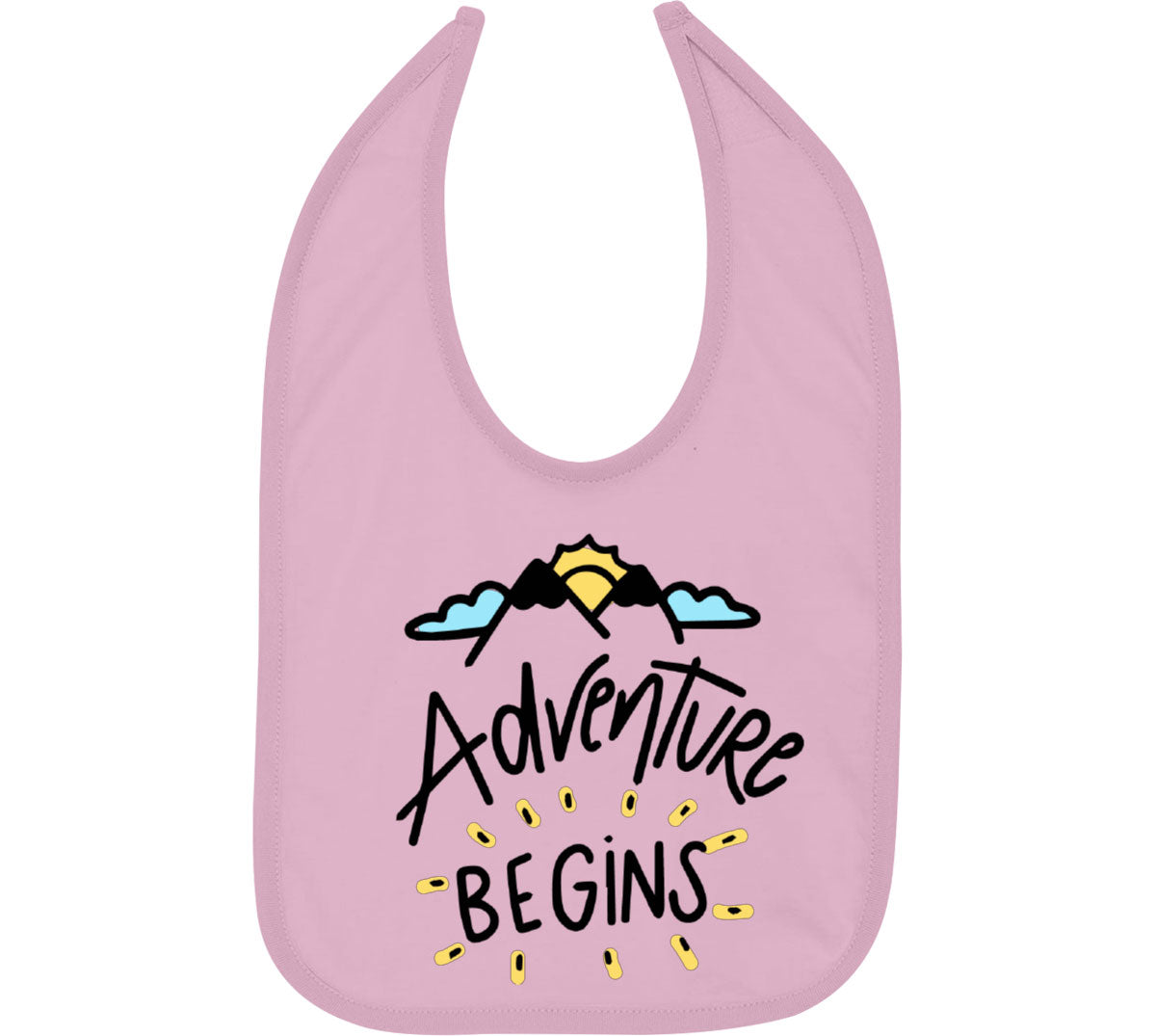 Adventure Begins Camping Baby Bib