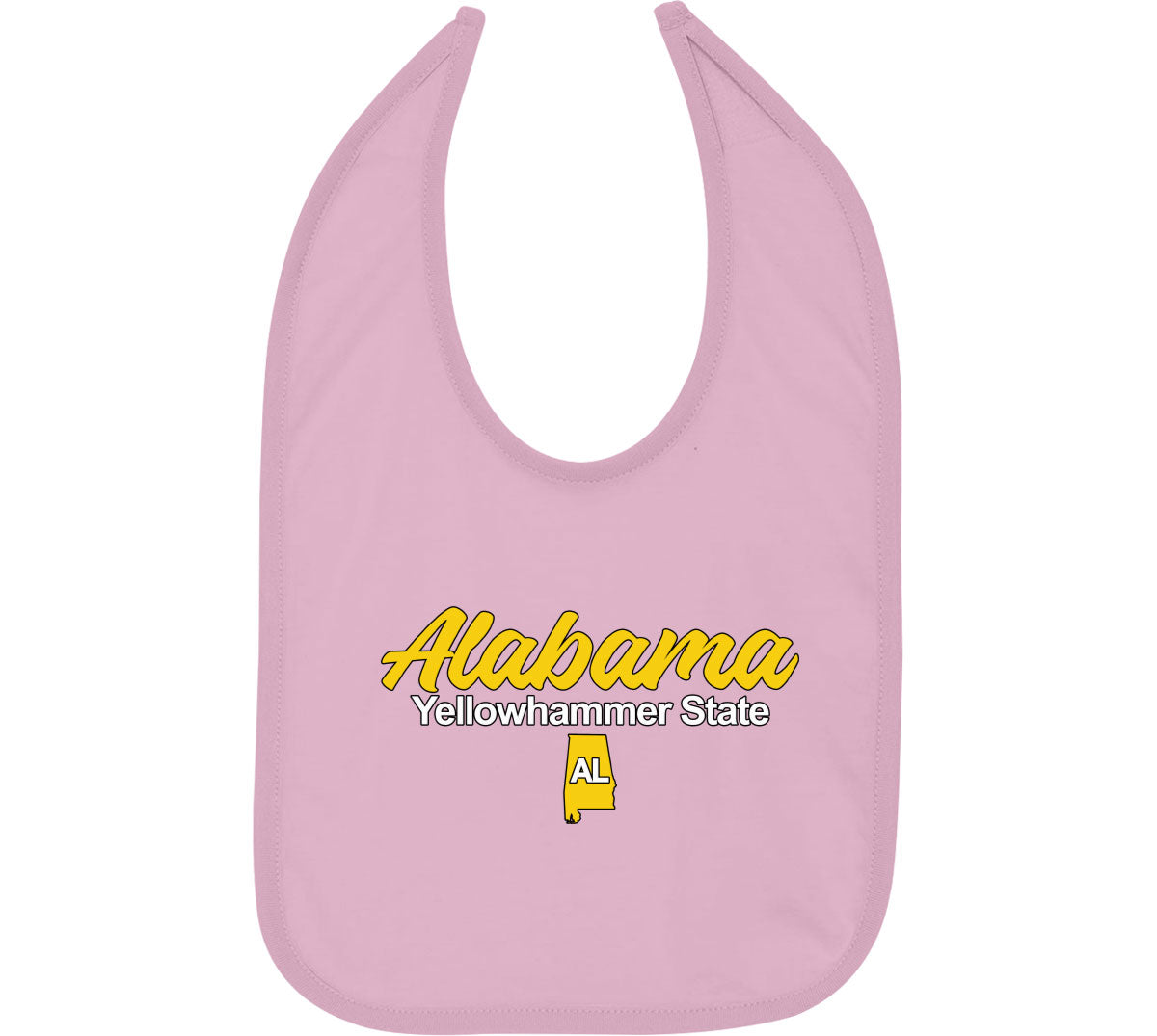 Alabama Yellowhammer State Baby Bib