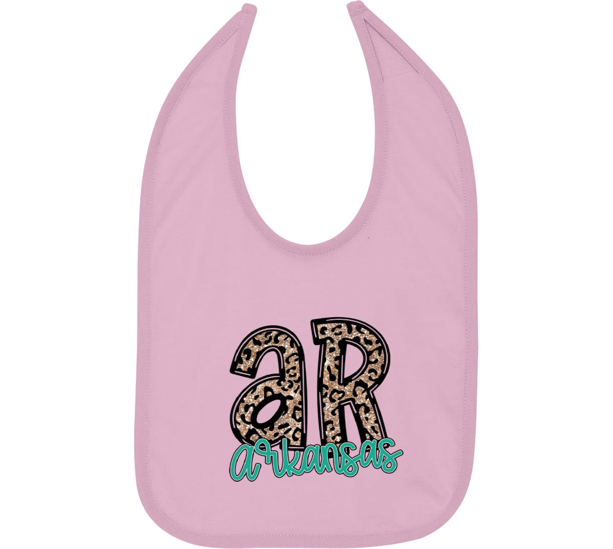 Arkansas State Abbreviation Baby Bib