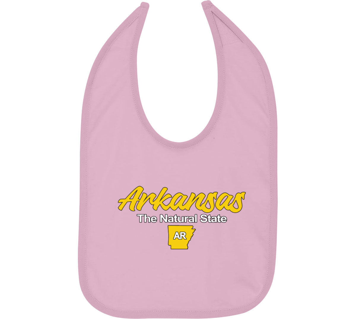 Arkansas The Natural State Baby Bib