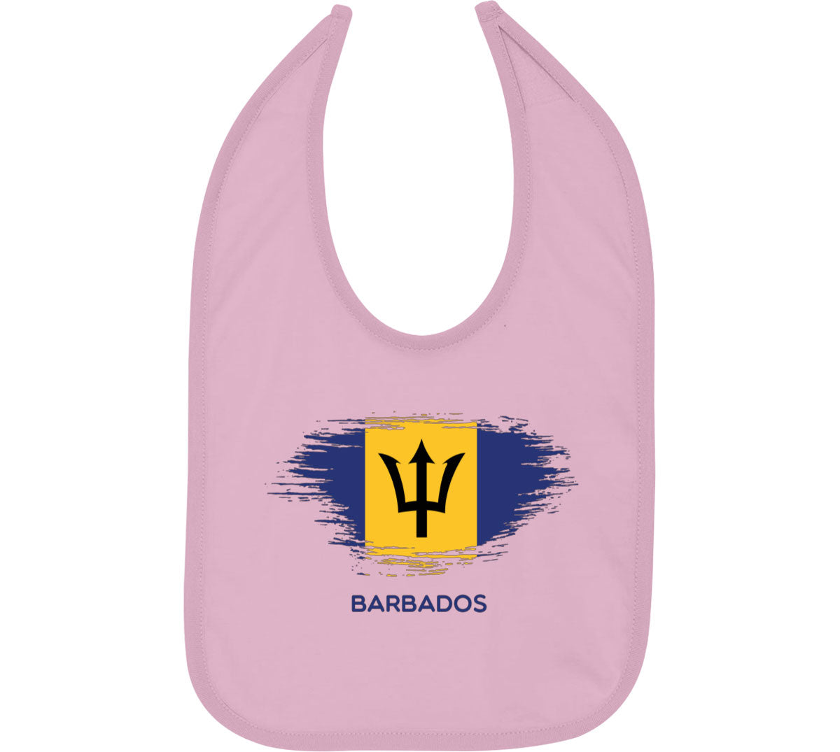 Barbados Flag Baby Bib