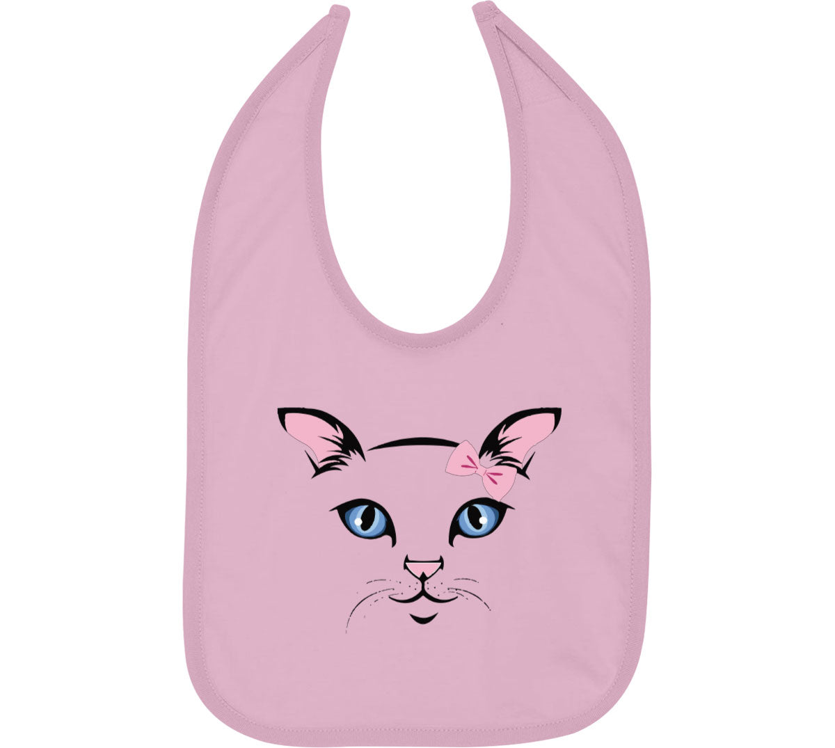 Blue Eyes Cat Baby Bib