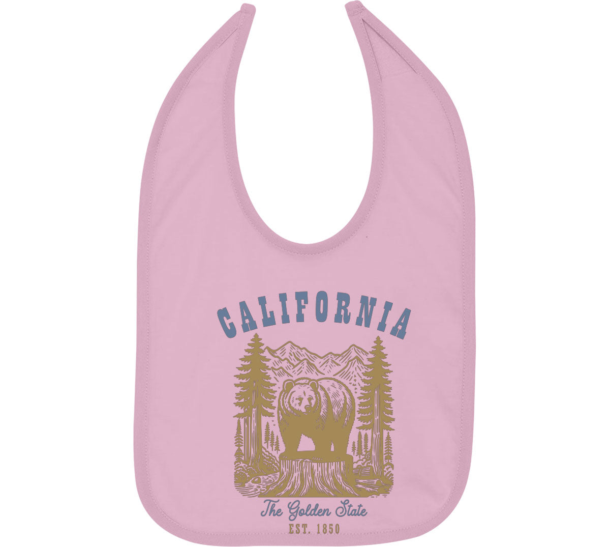California State Vintage Baby Bib