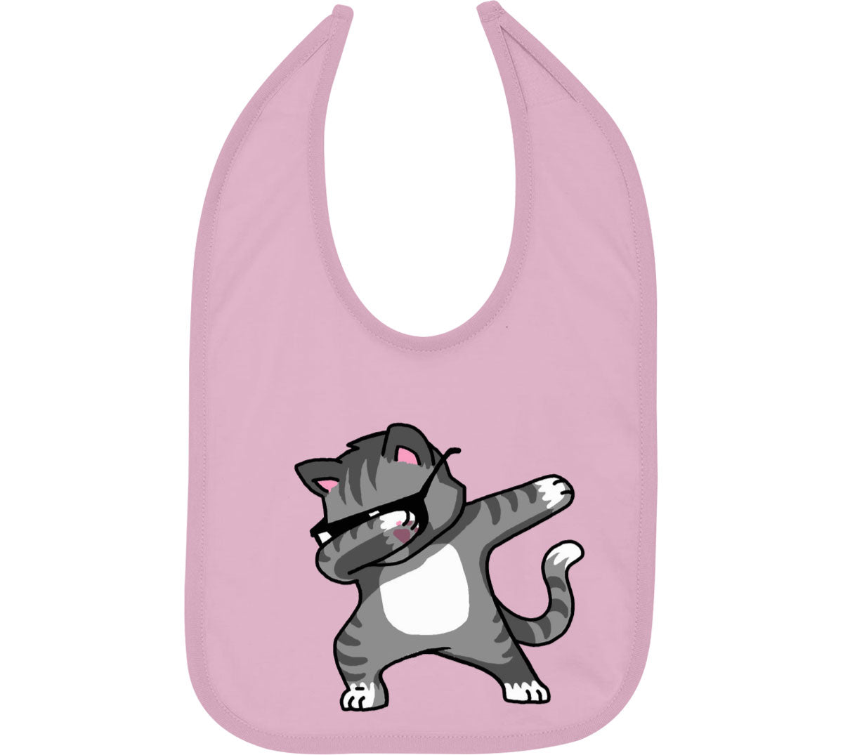 Dabbing Cat Baby Bib