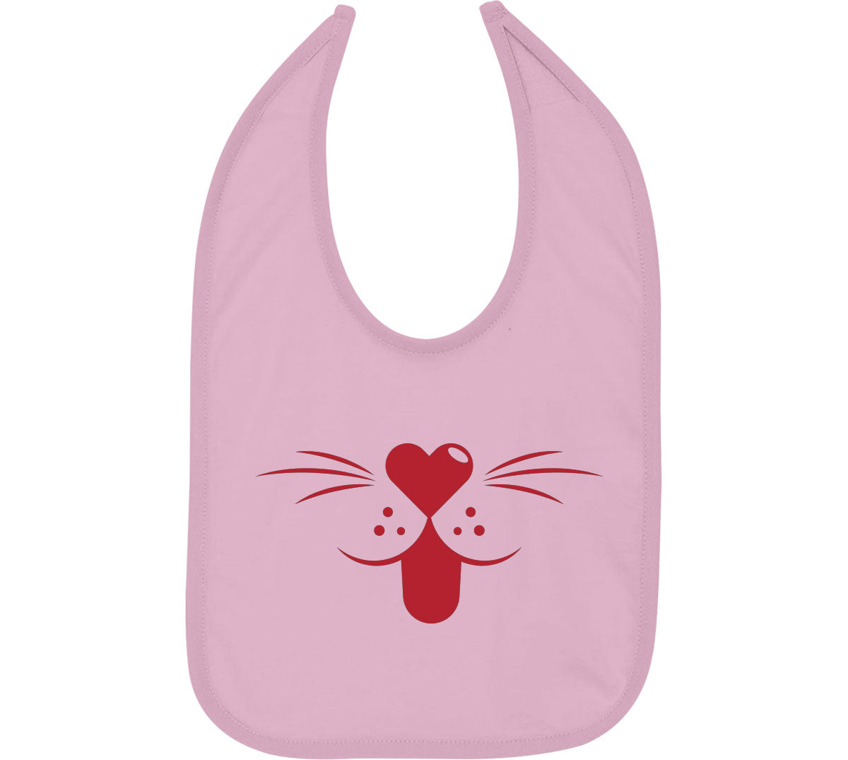 Cartoon Cat Mouth Baby Bib