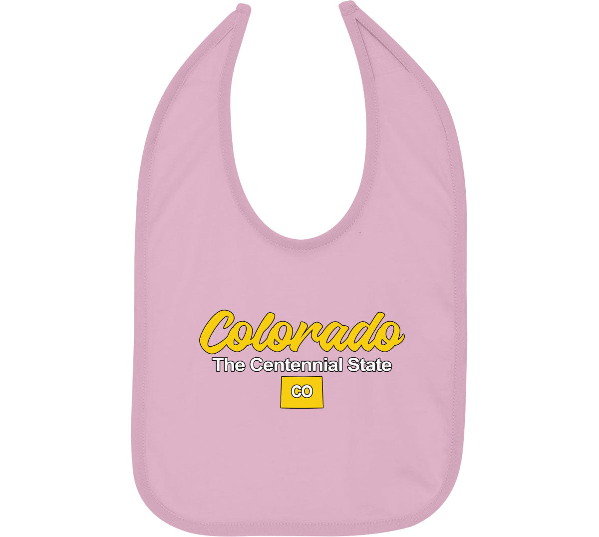 Colorado The Centennial State Baby Bib