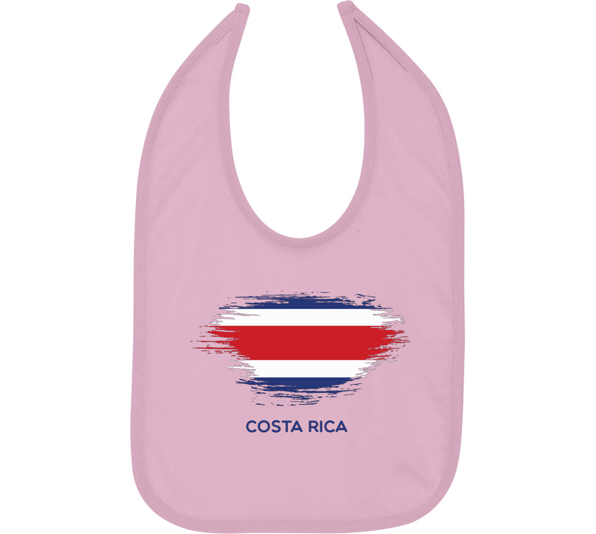 Costa Rica Flag Baby Bib