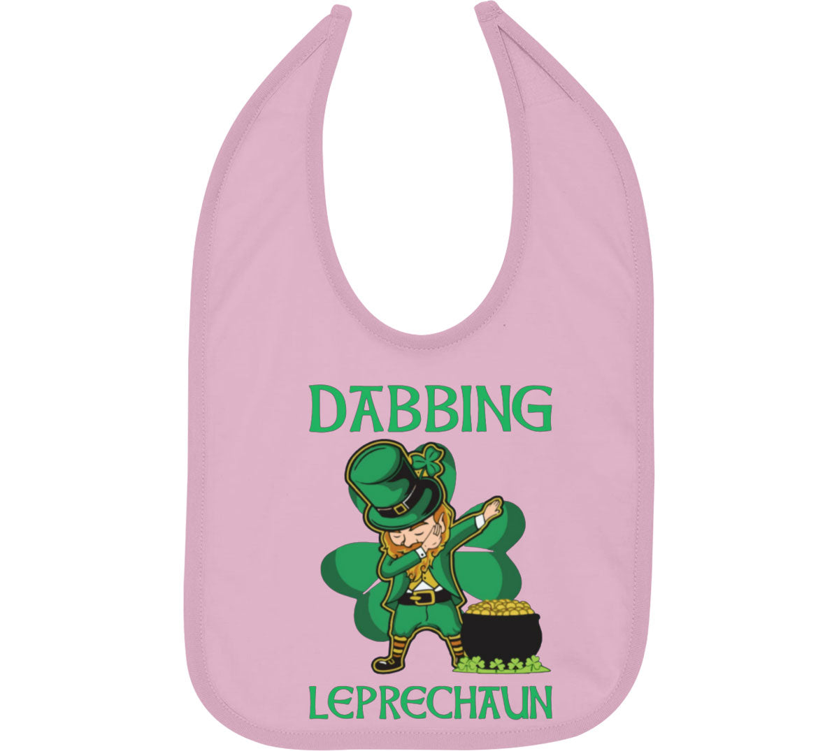 Dabbing Leprechaun St. Patrick's Day Baby Bib