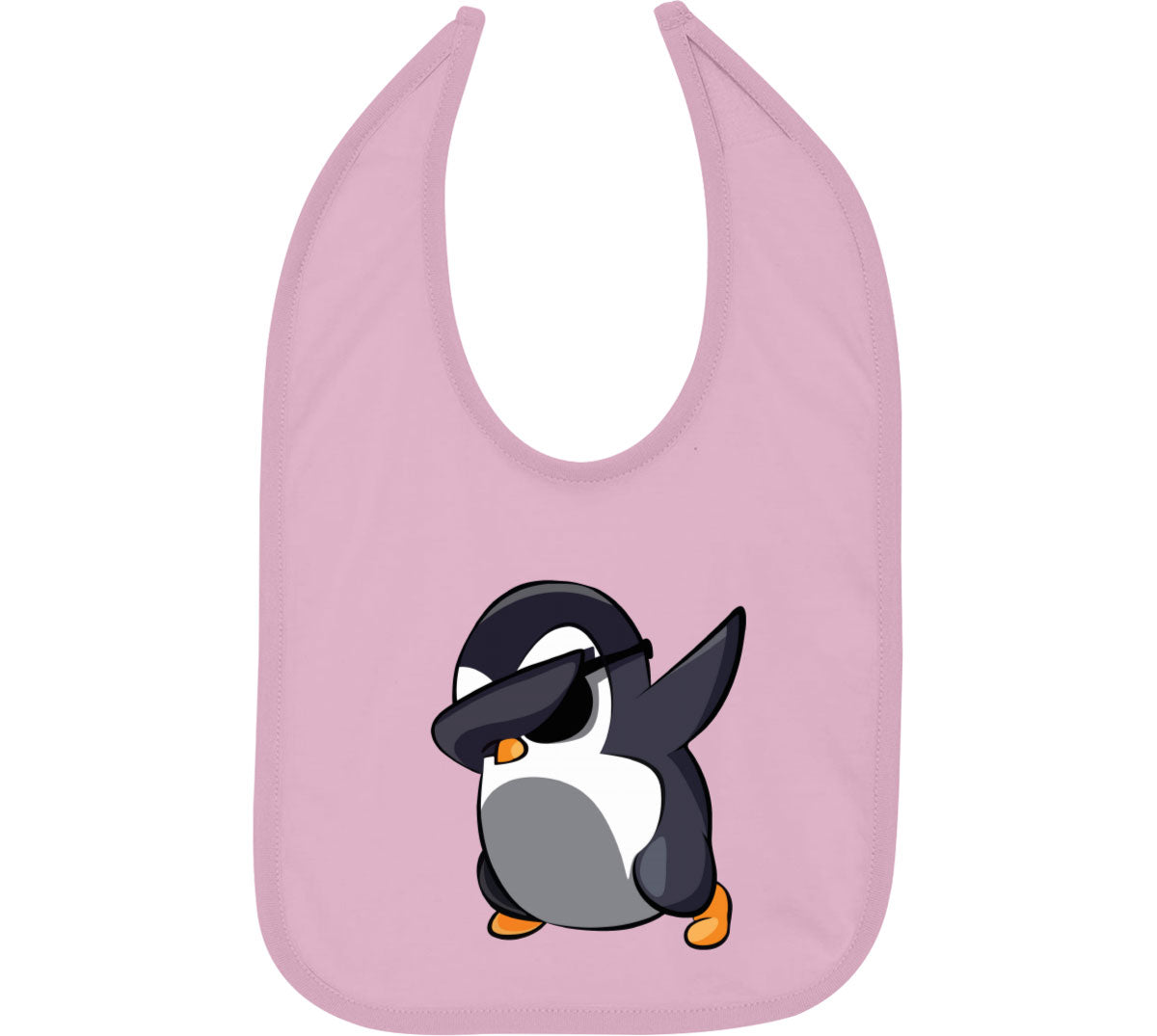 Dabbing Penguin Baby Bib