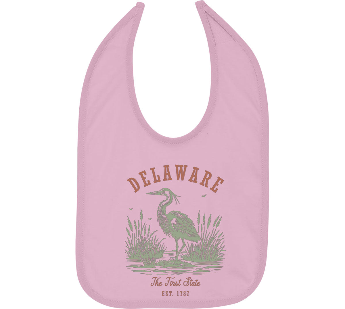 Delaware State Vintage Baby Bib