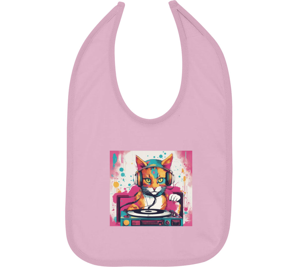 Dj Cat Baby Bib