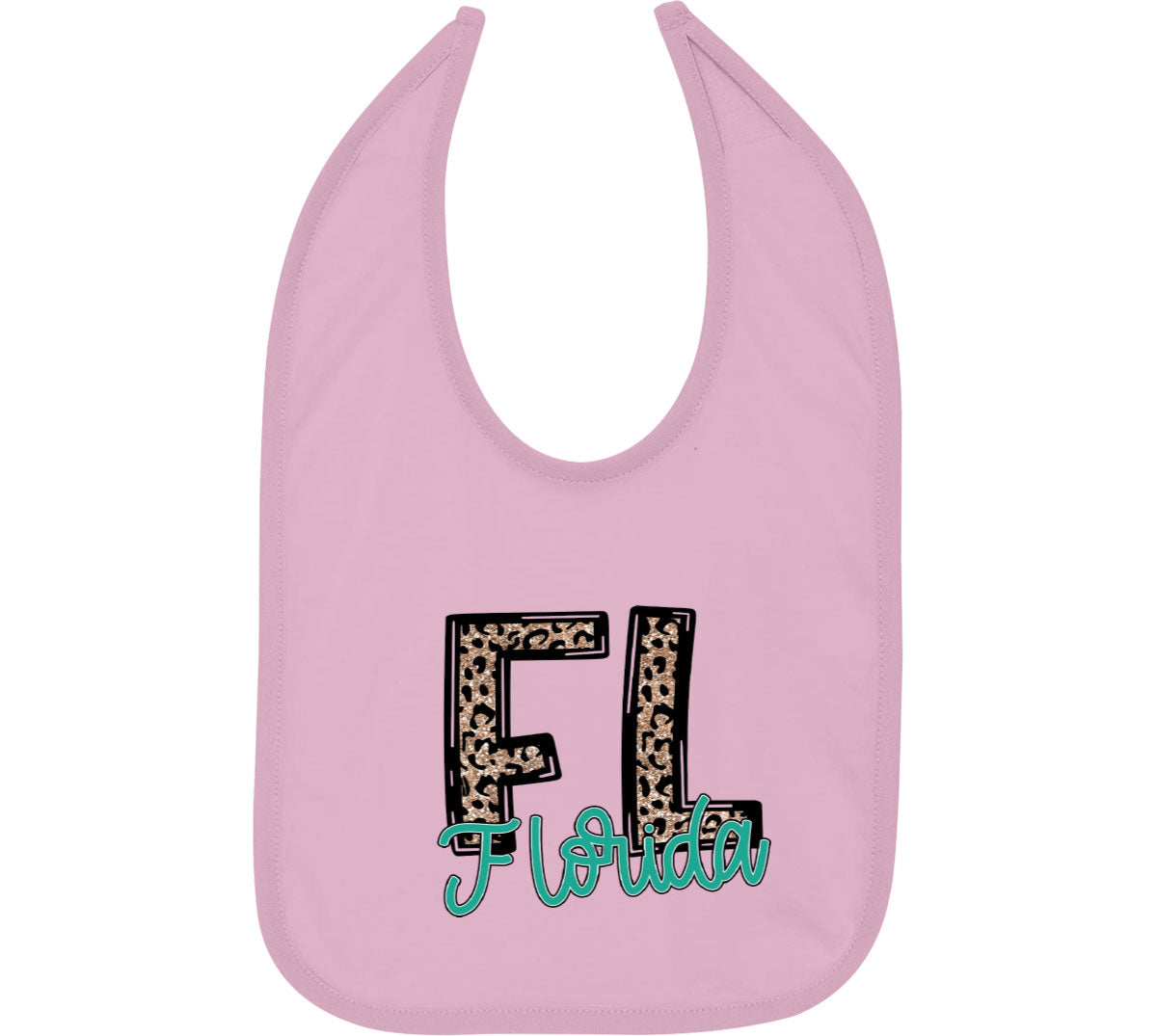 Florida State Abbreviation Baby Bib