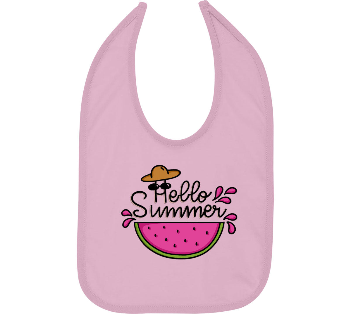 Hello Summer Baby Bib