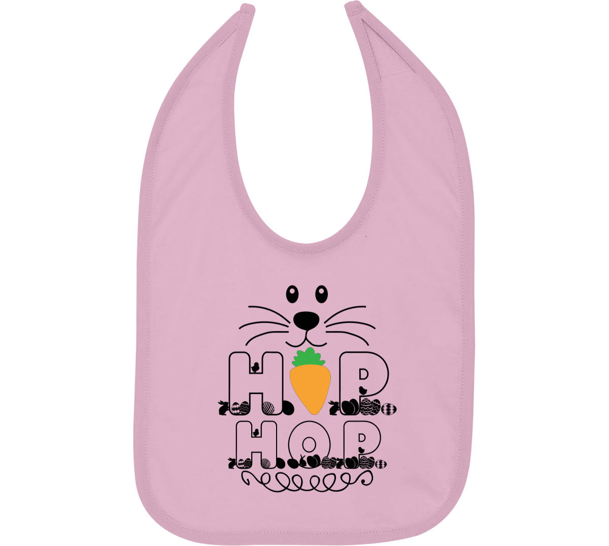 Hop Hop Bunny Easter Baby Bib