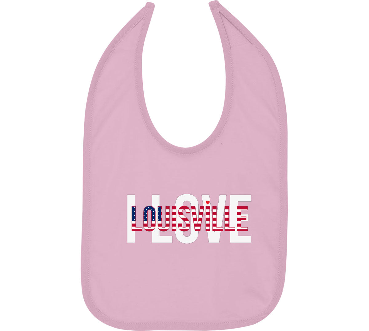 I Love Louisville Baby Bib
