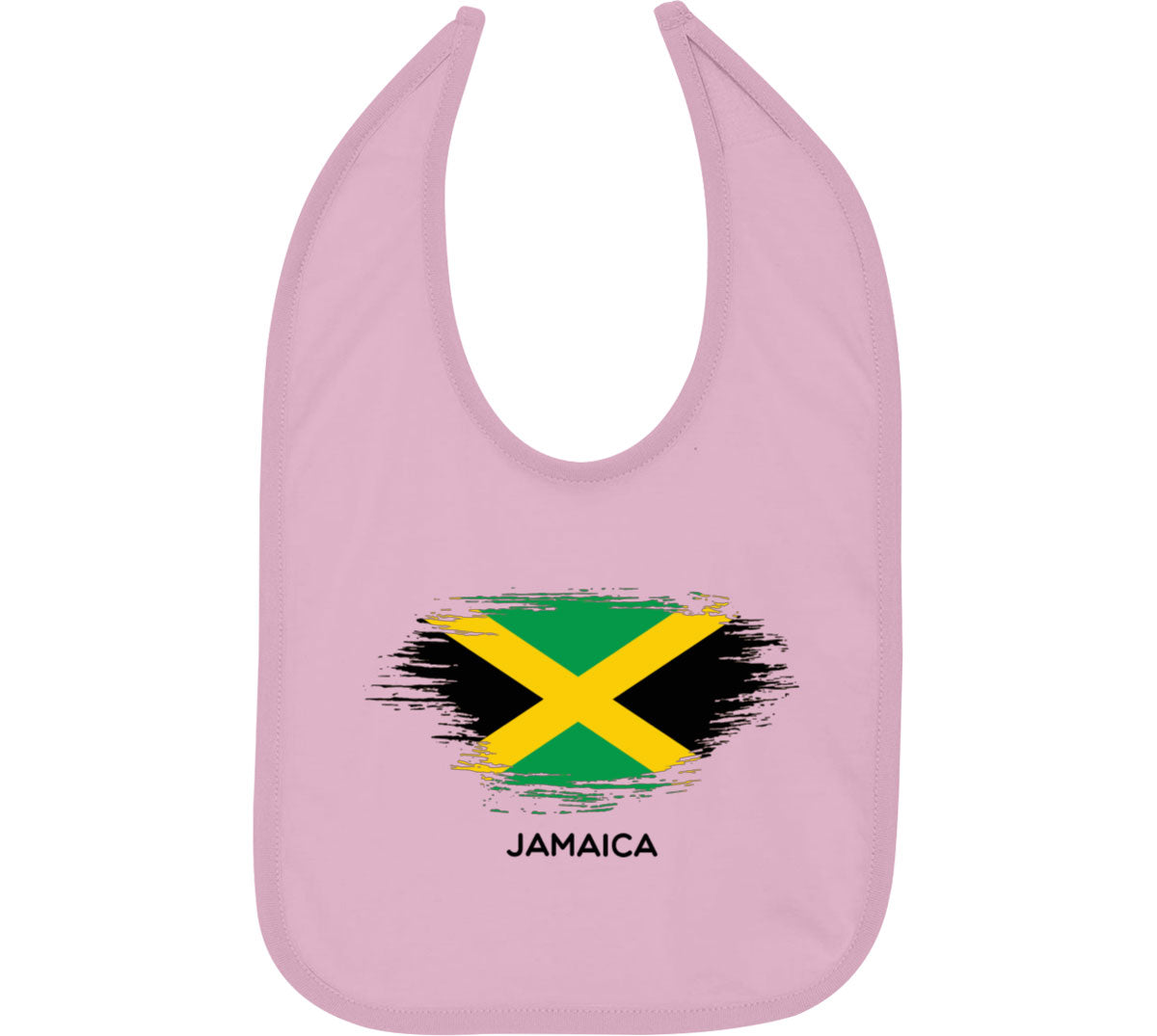 Jamaica Flag Baby Bib