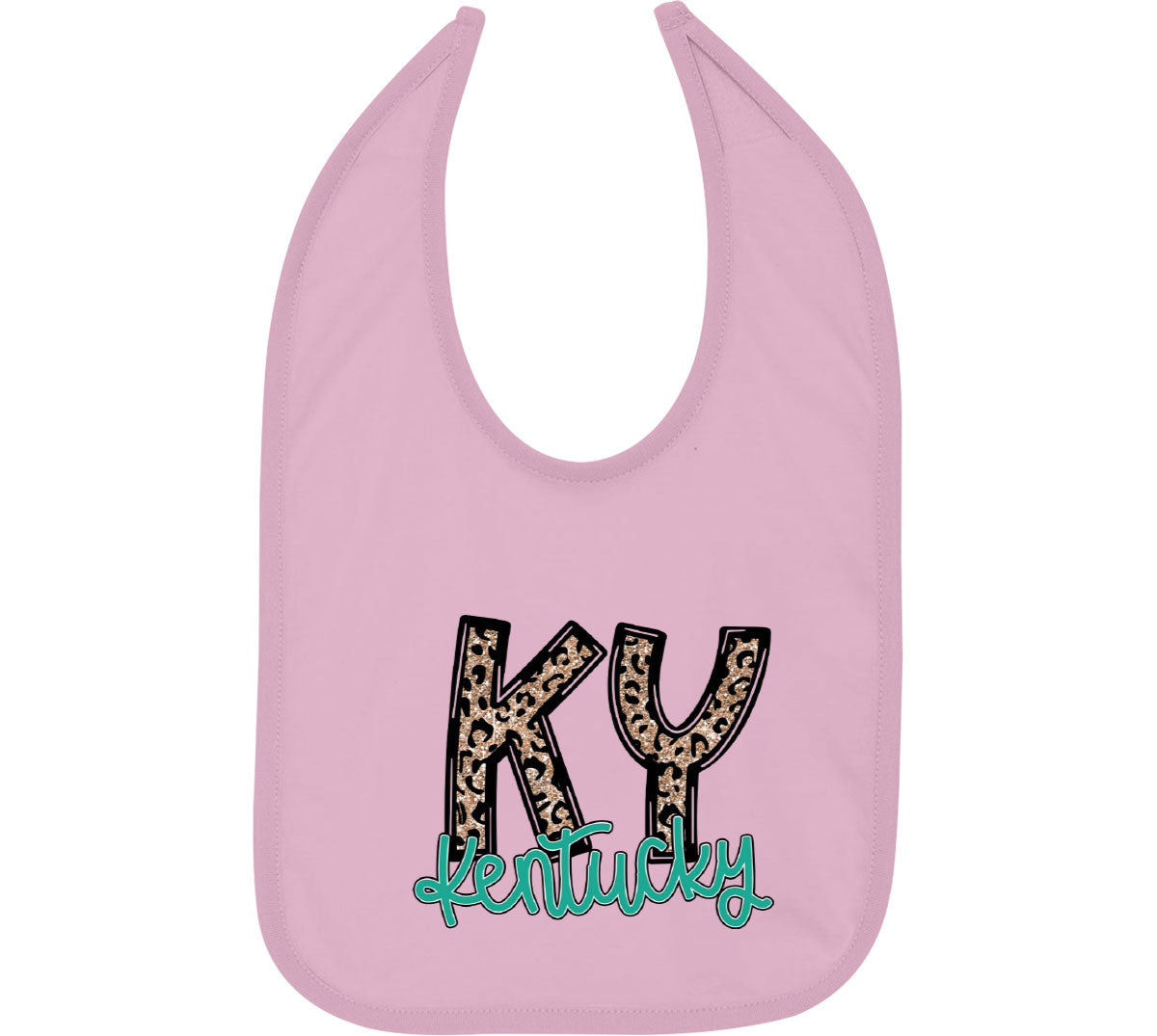 Kentucky State Abbreviation Baby Bib