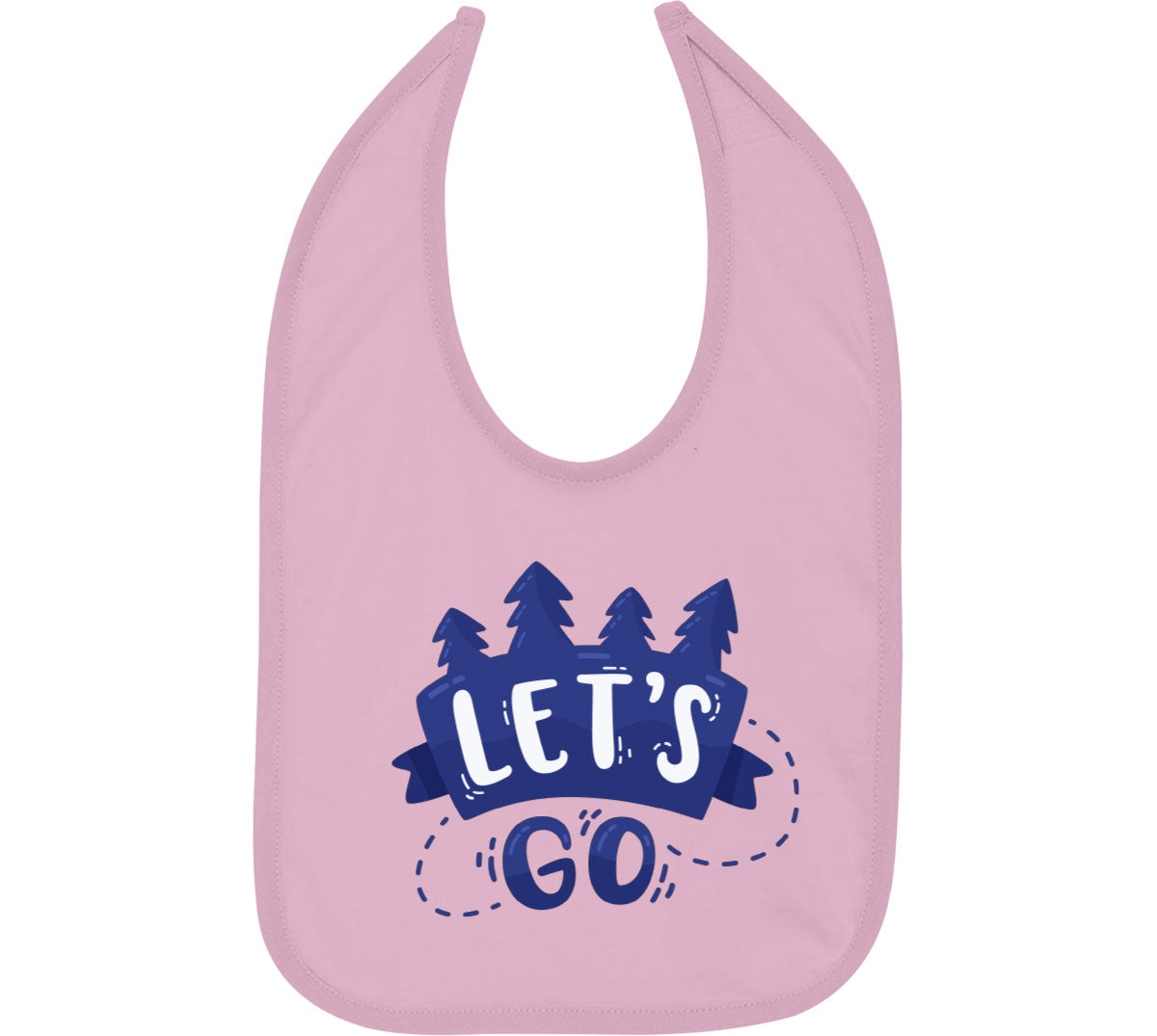 Let's Go Camp Baby Bib