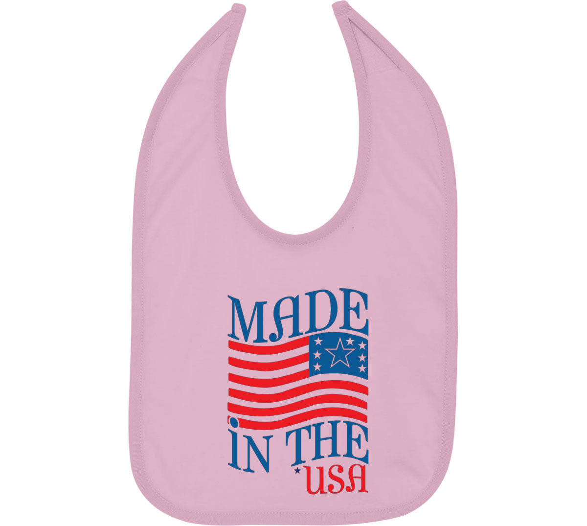 Made In The USA Patriotic Baby Bib