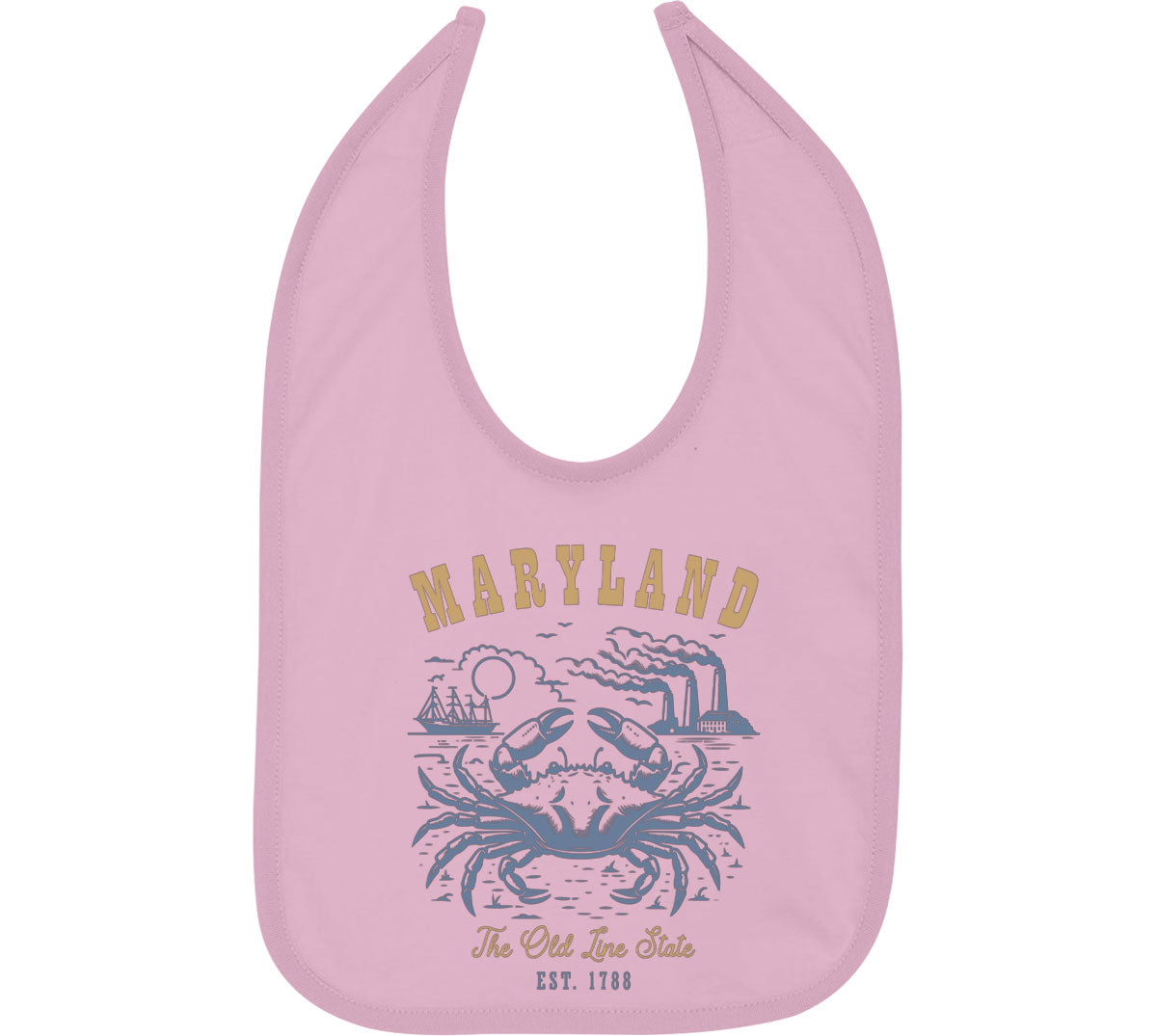 Maryland State Vintage Baby Bib