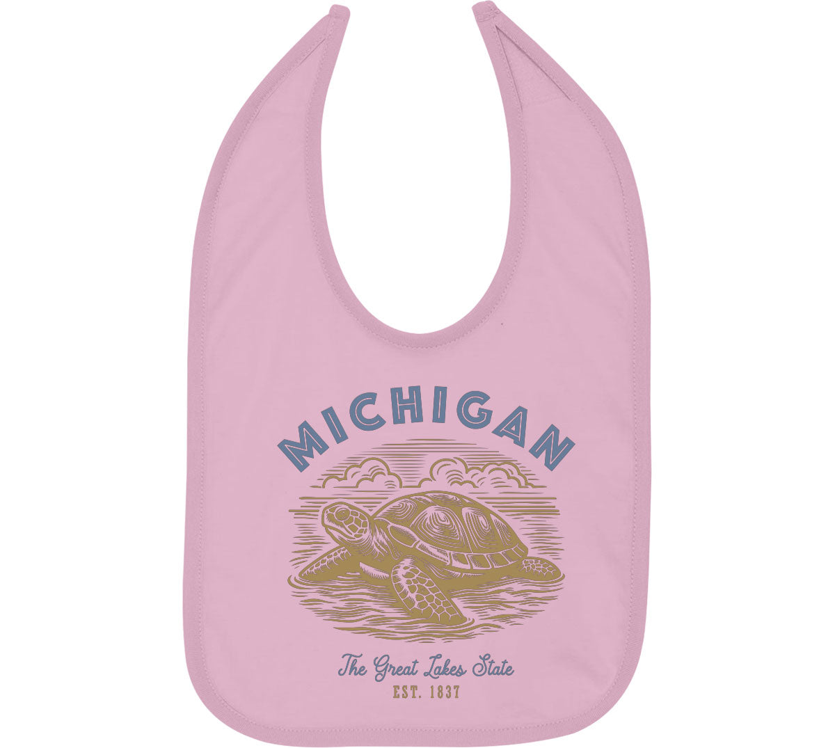 Michigan State Vintage Baby Bib