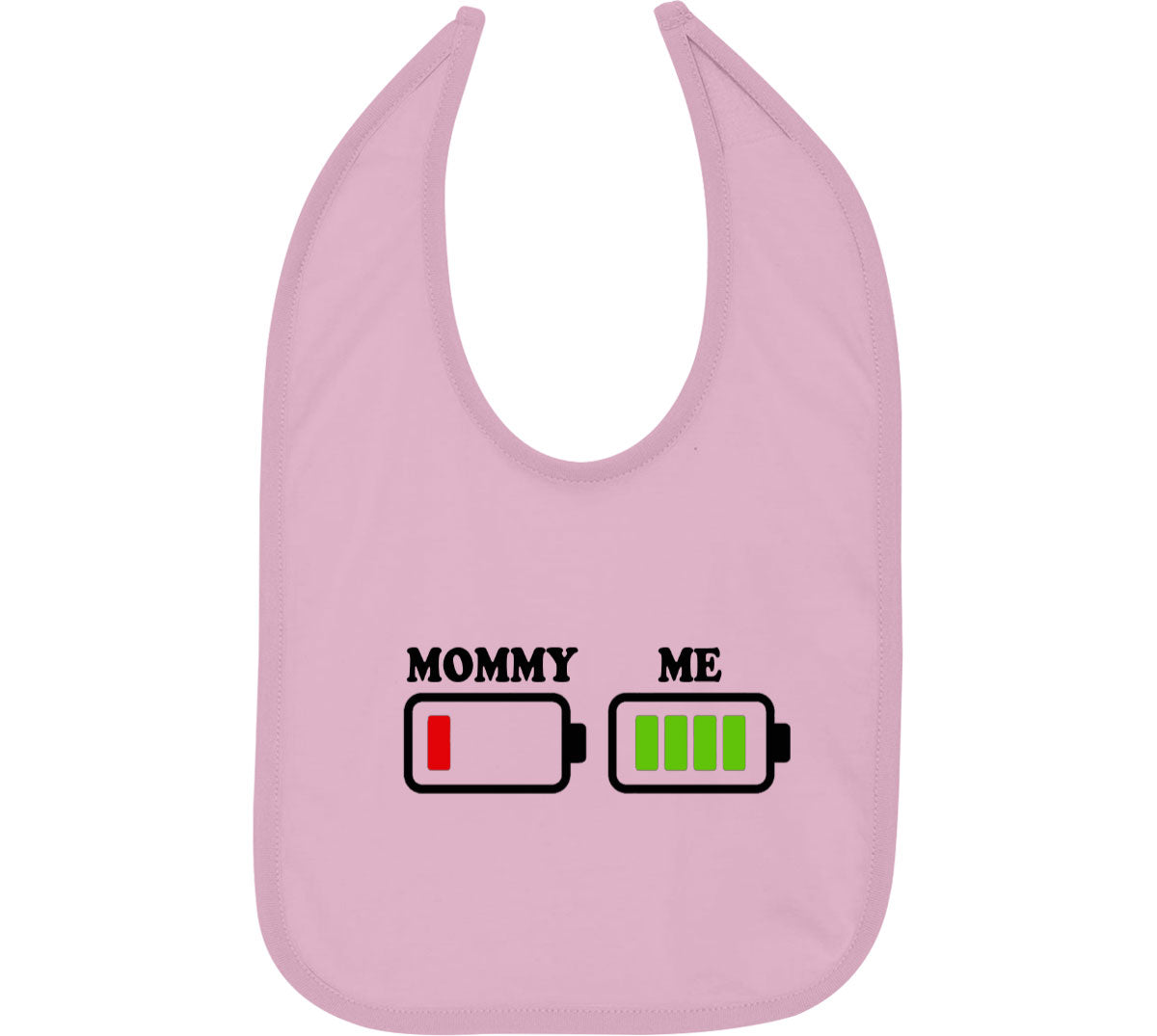 Mommy And Me Battery Level Baby Bib