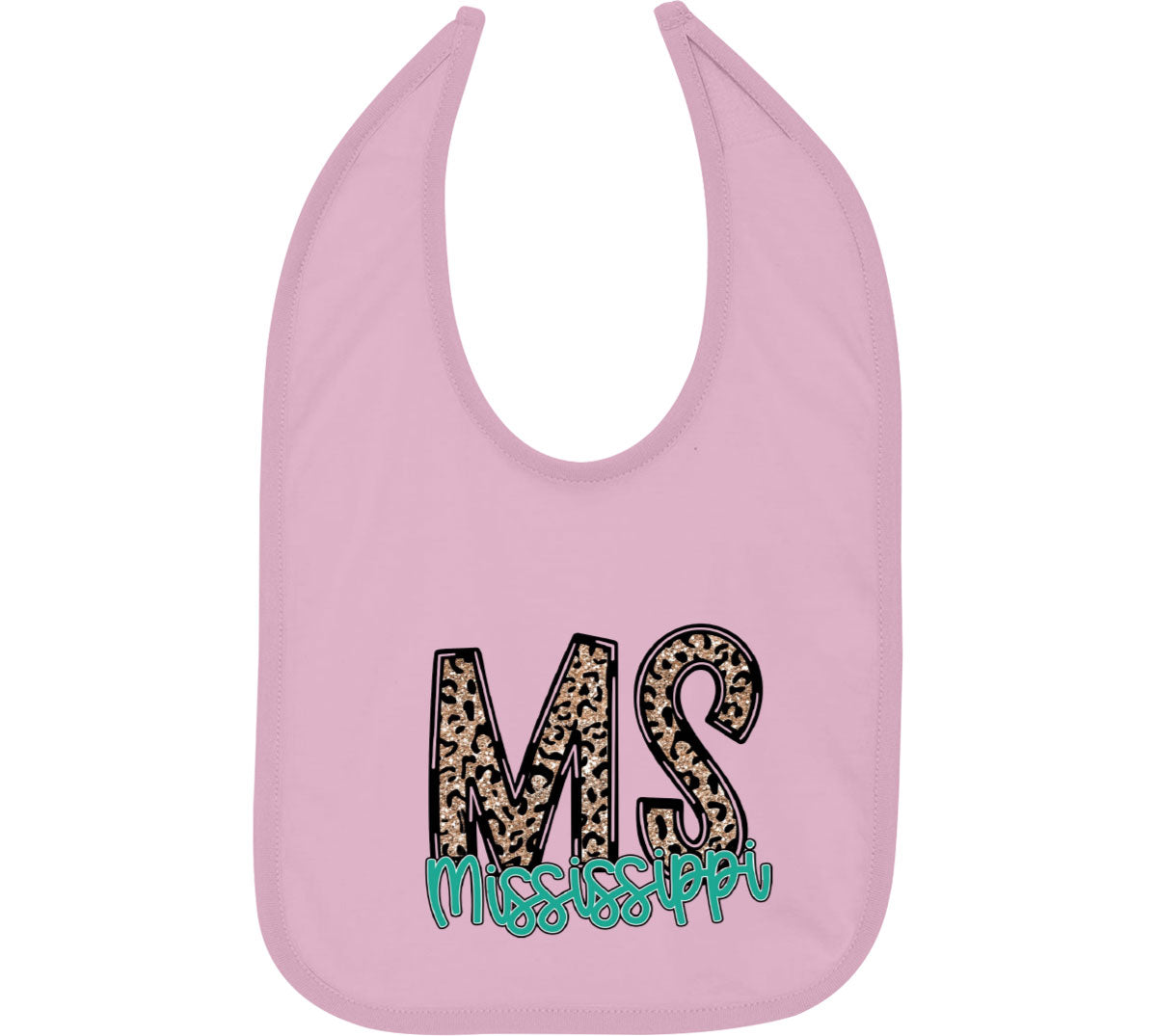 Mississippi State Abbreviation Baby Bib