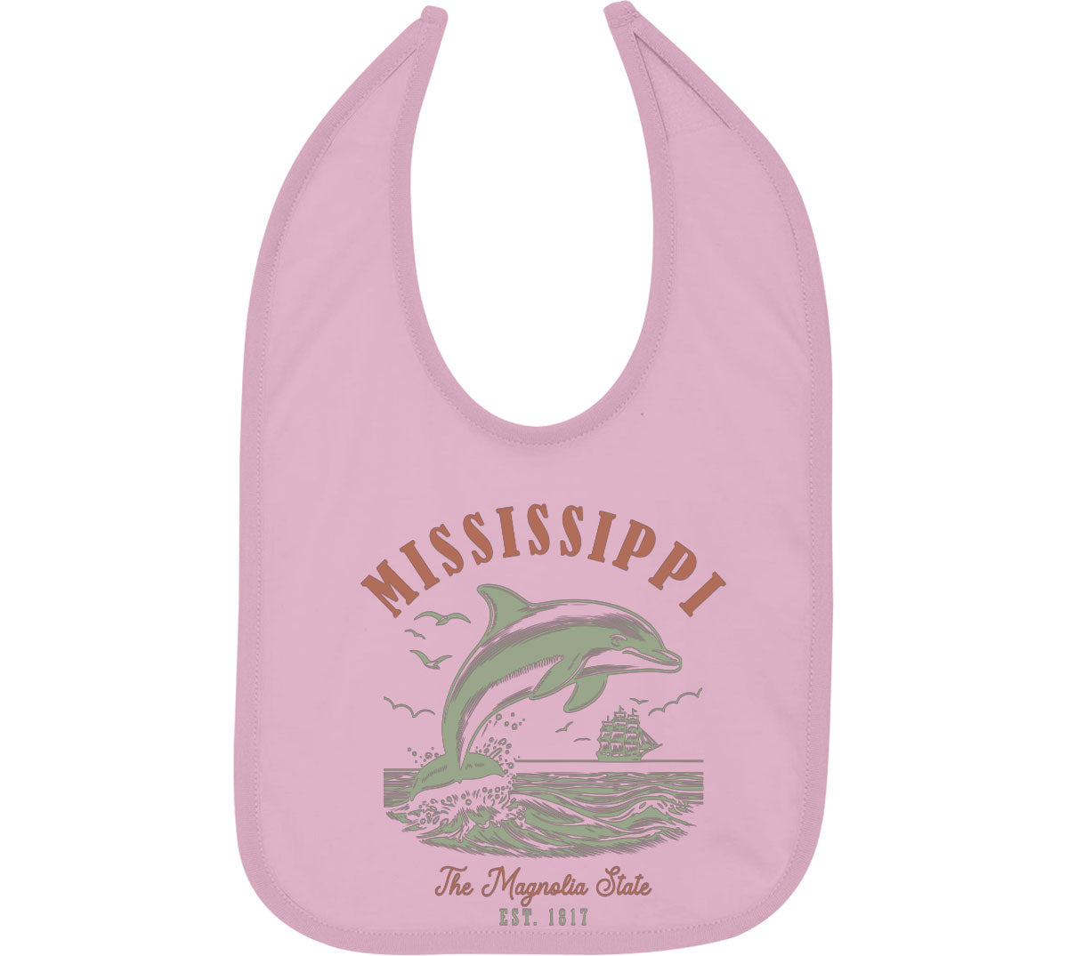 Mississippi State Vintage Baby Bib