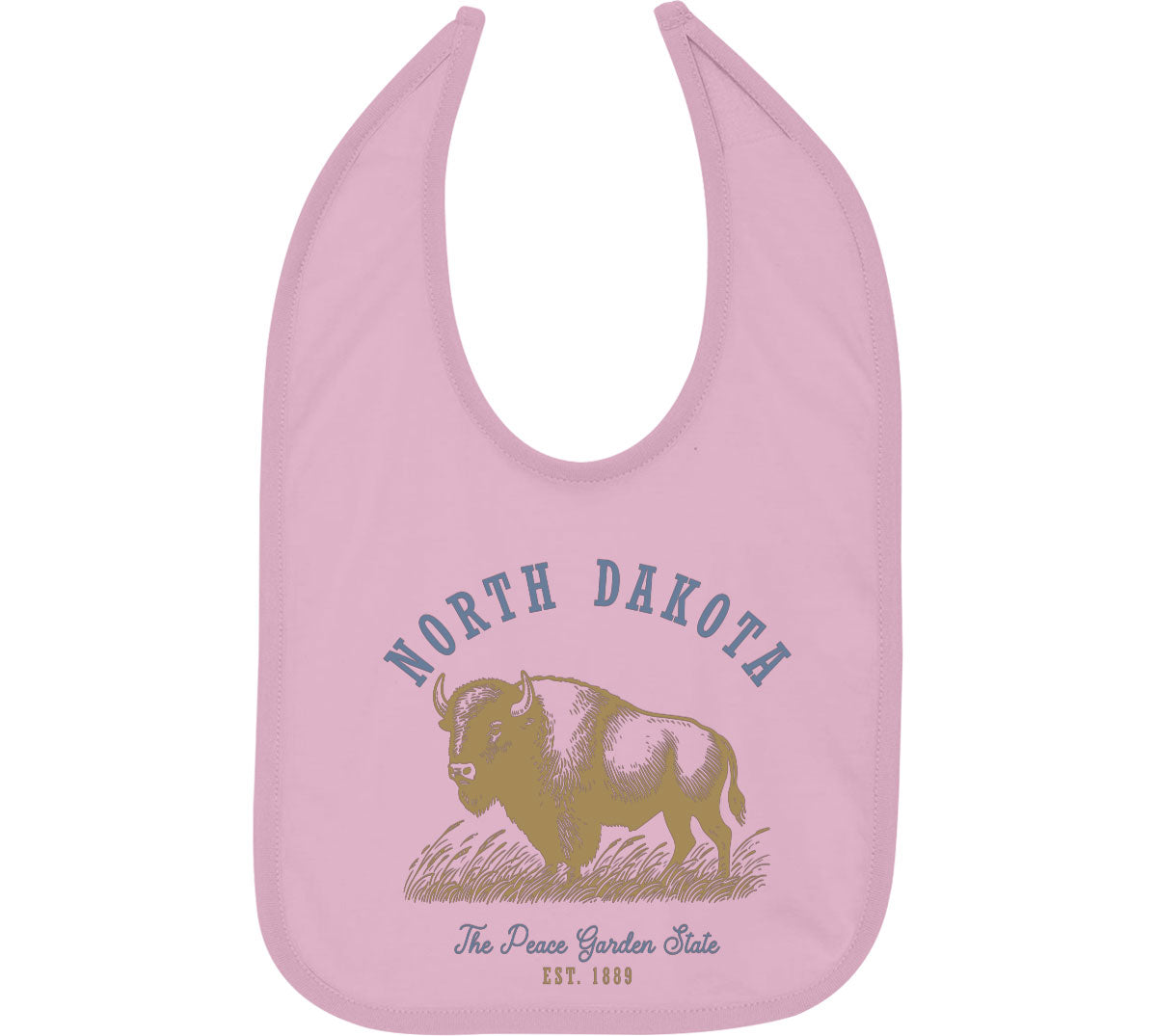 North Dakota State Vintage Baby Bib