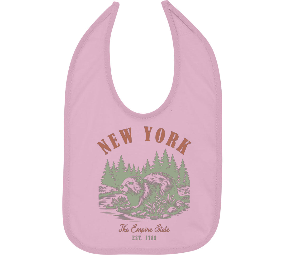 New York State Vintage Baby Bib