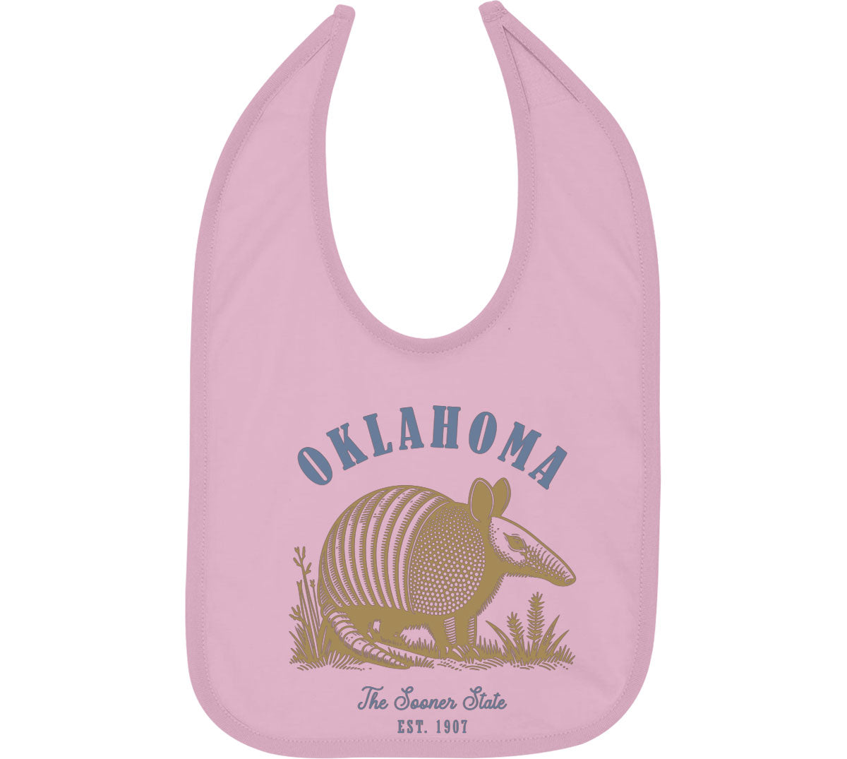 Oklahoma State Vintage  Baby Bib