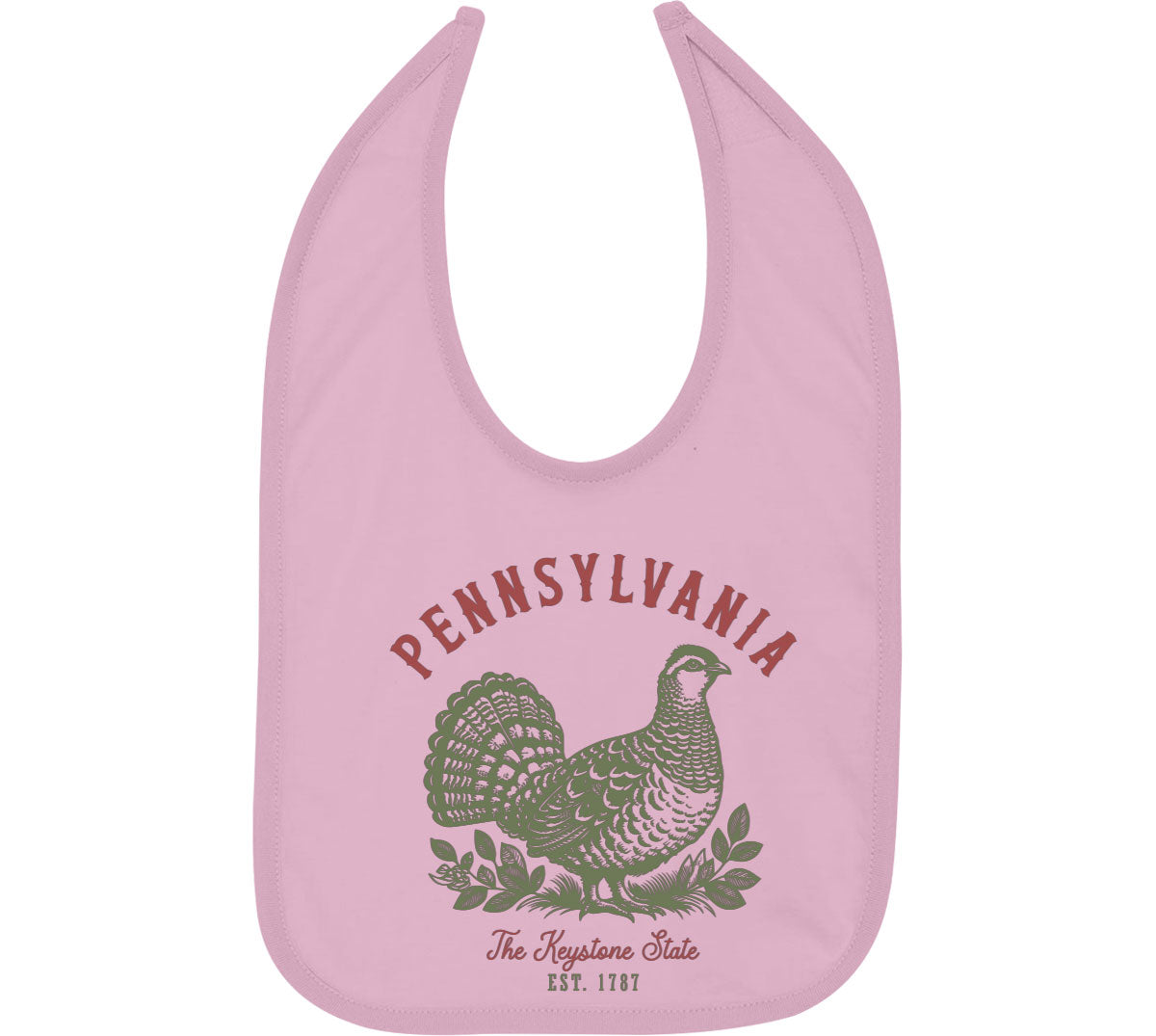 Pennsylvania State Vintage Baby Bib