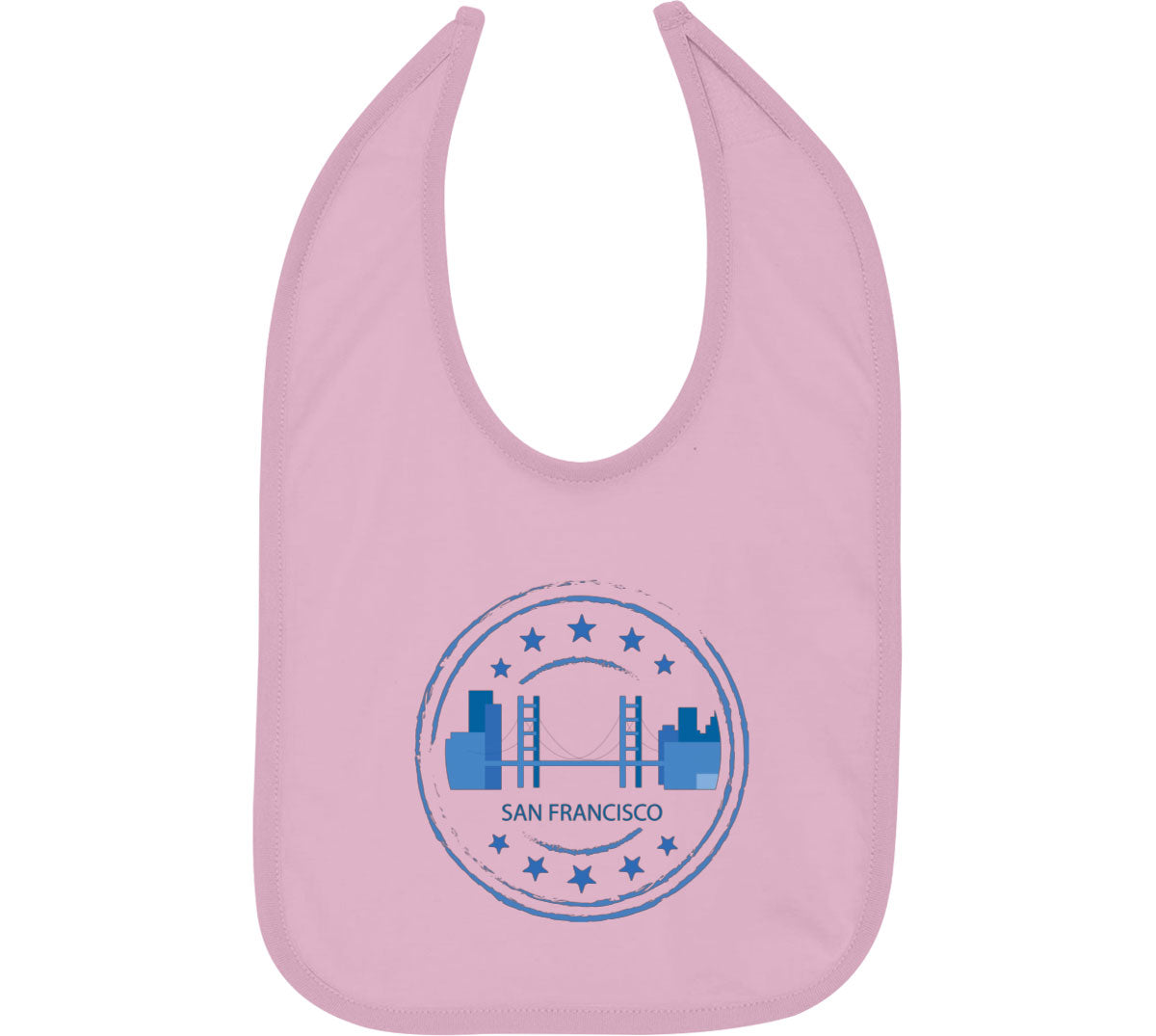 San Francisco Stamp Baby Bib