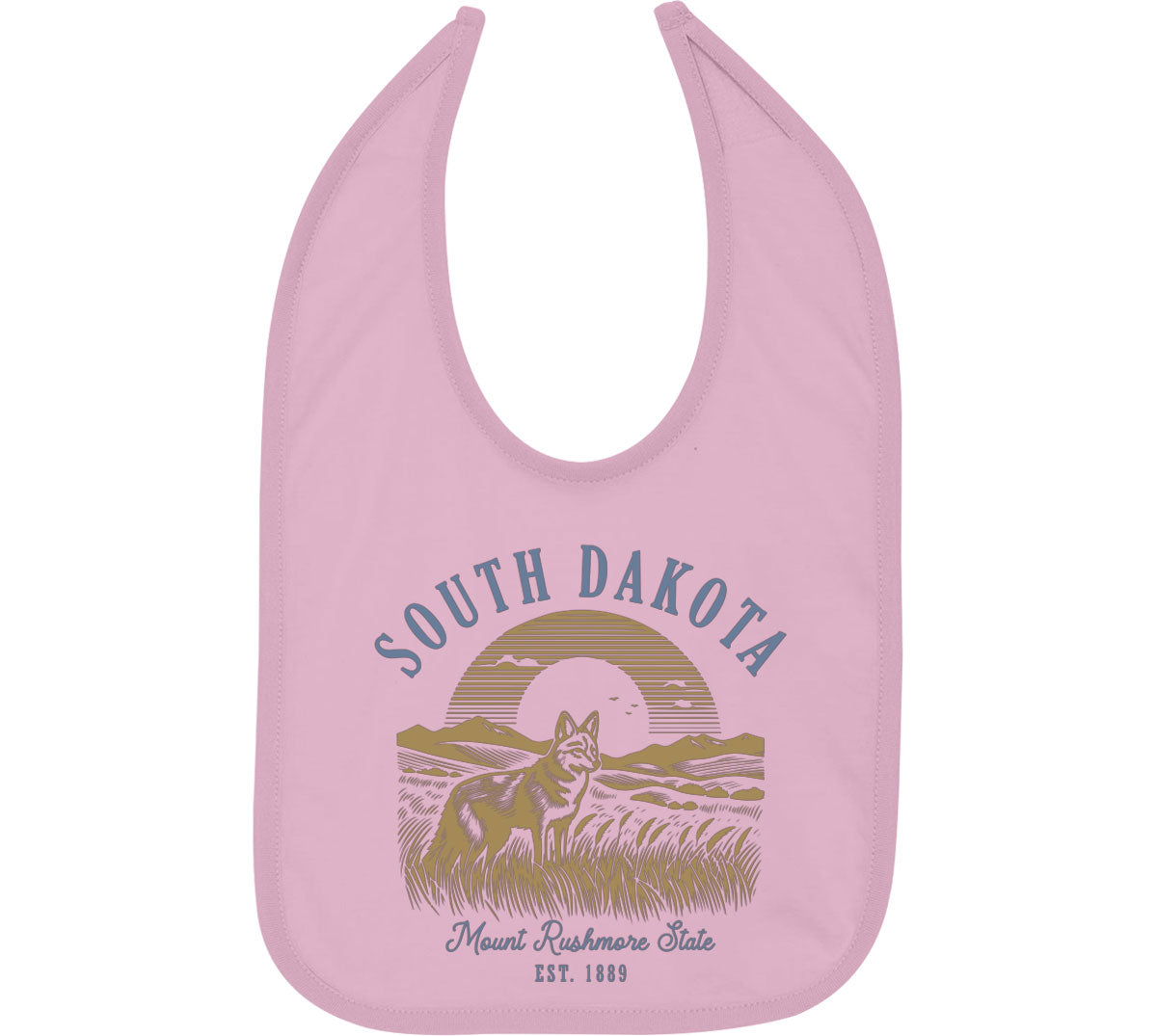 South Dakota State Vintage Baby Bib