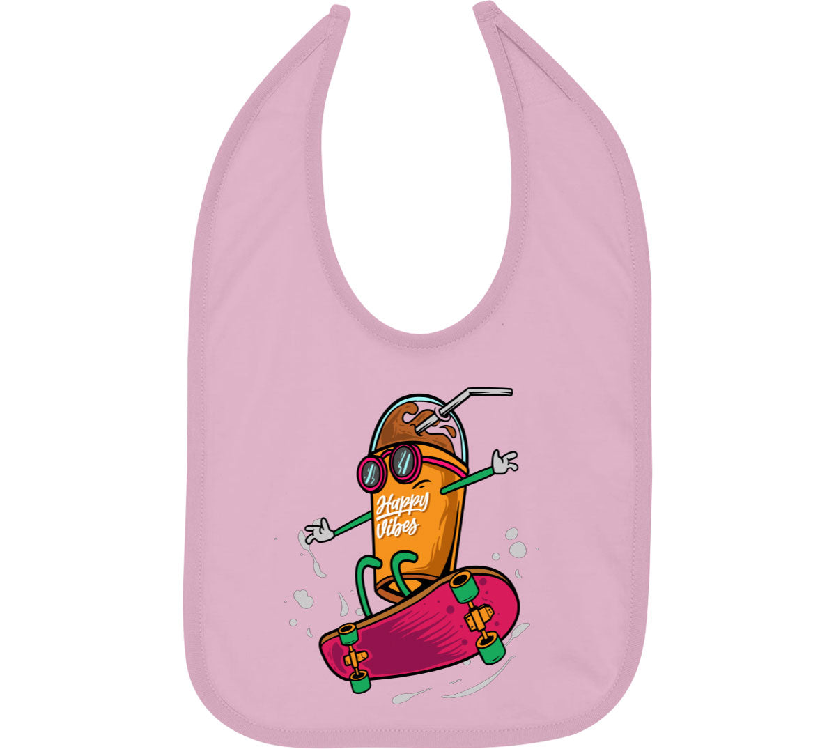 Monster Skateboard Baby Bib