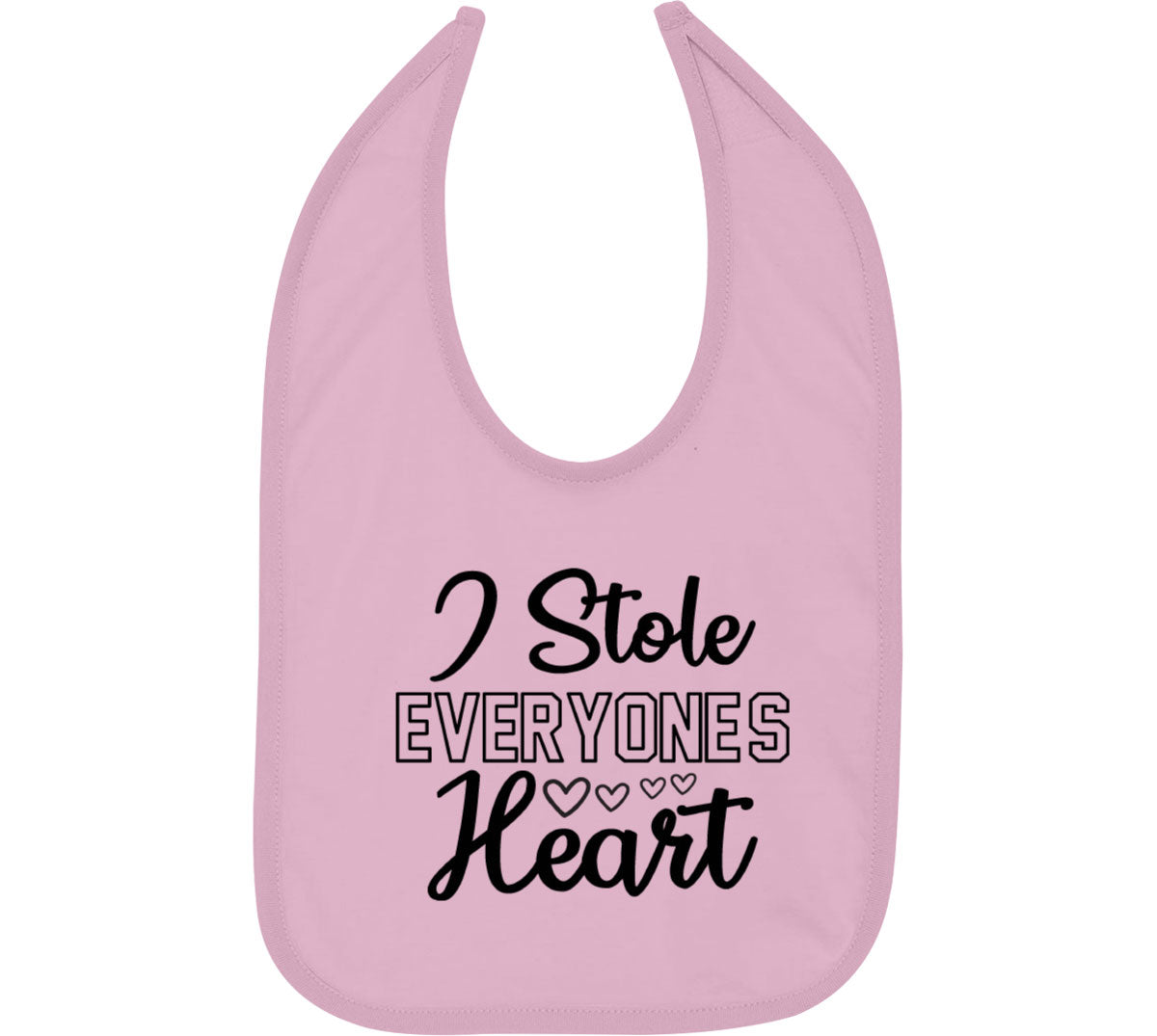 I Stole Everyones Heart Baby Bib