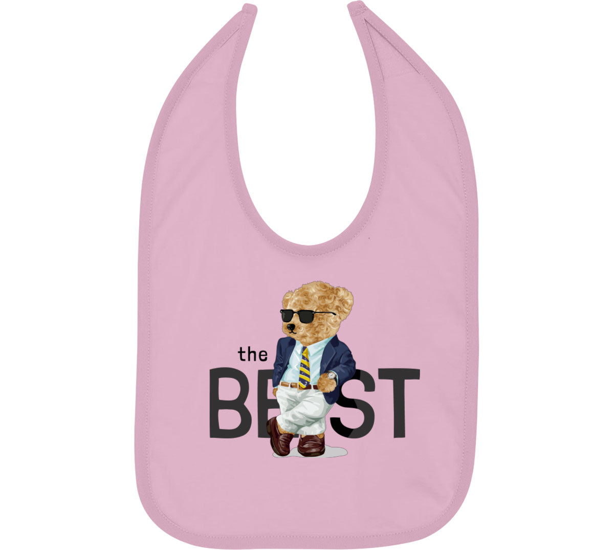 Teddy Bear The Best Baby Bib