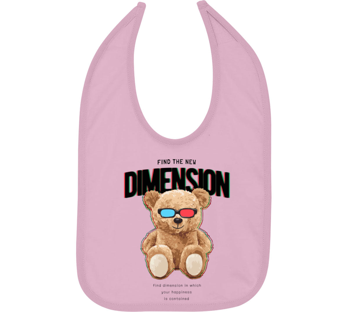 Teddy Bear Dimension Baby Bib