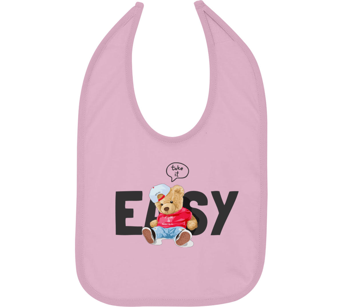 Teddy Bear Take It Easy Baby Bib