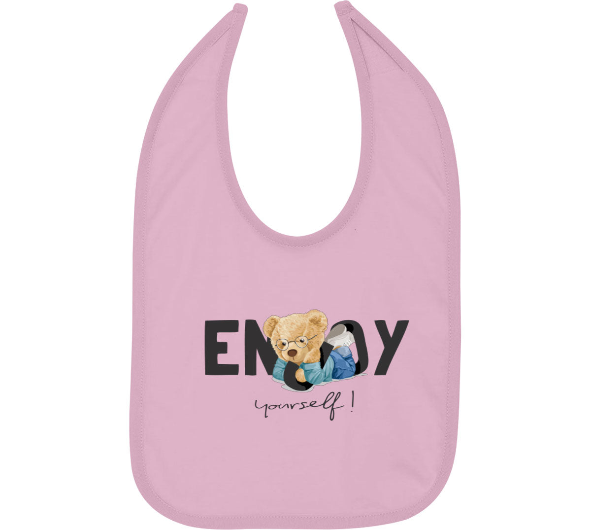 Teddy Bear Enjoy Yourself Baby Bib