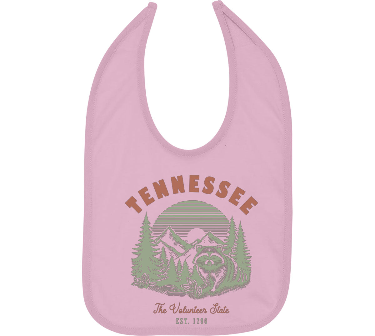 Tennessee State Vintage Baby Bib