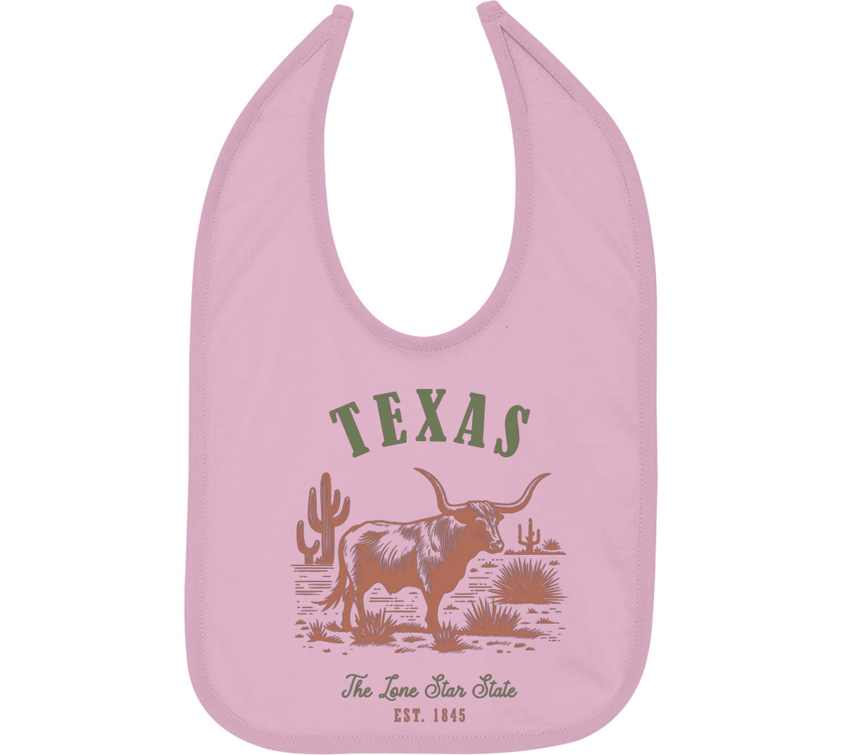 Texas State Vintage Baby Bib