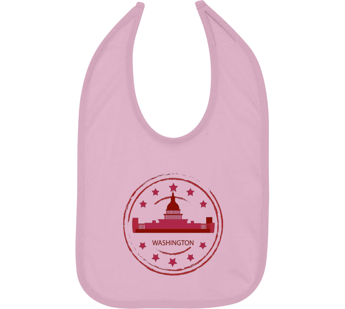Washington Stamp Baby Bib